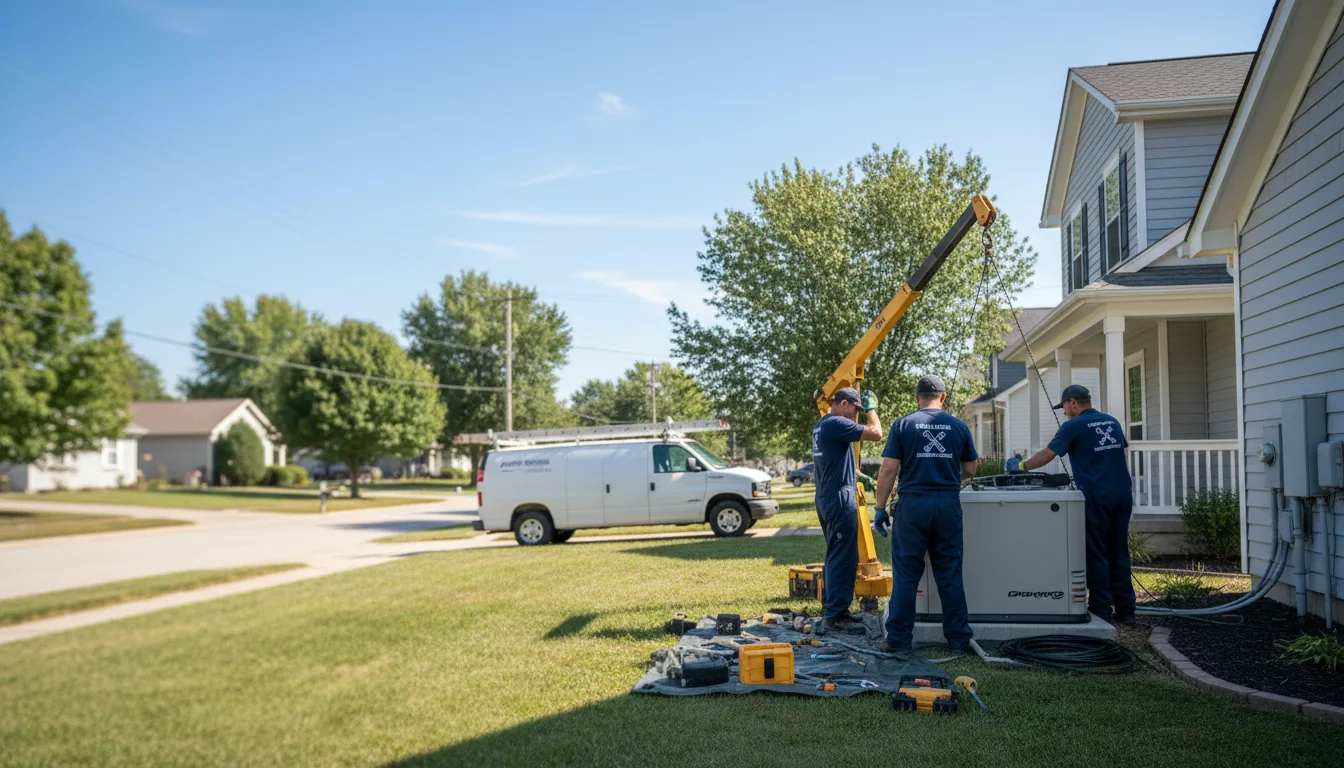 Generator Installation in Aroma Park, IL near me